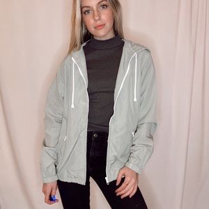 PACSUN mint windbreaker